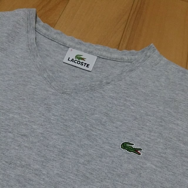 LACOSTE(ラコステ)のtetsu様　LACOSTE ラコステ　ベーシックワンポイントVネックTシャツ メンズのトップス(Tシャツ/カットソー(半袖/袖なし))の商品写真