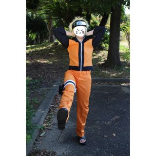 NARUTO 二部 うずまきナルト 衣装+ウィッグ コスプレの通販 by
