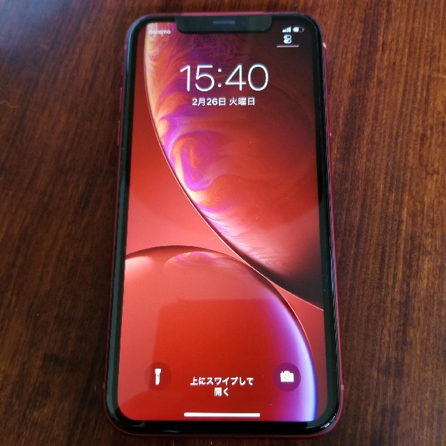 (新品未使用)iPhone XR 64GB RED SIMロック解除済み