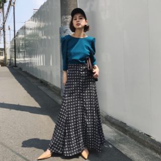 アメリヴィンテージ(Ameri VINTAGE)の最終お値下げ！送料込★AMERI FLORET SUSPENDER SKIRT(ロングスカート)