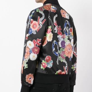 サンローラン(Saint Laurent)の定価30万位！サンローラン 蛇 花柄 スカジャン 新品！ (スカジャン)