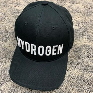 ハイドロゲン(HYDROGEN)のハイドロゲン新品ブランドロゴキャップ人気ブラックタグ付き送料込み(キャップ)