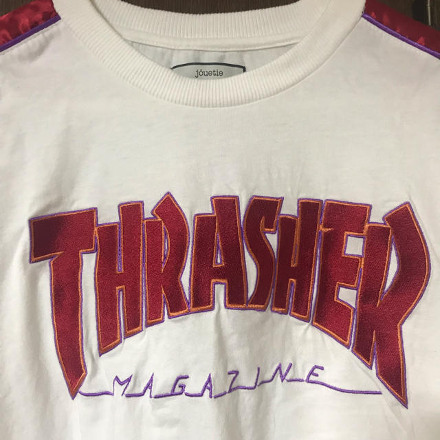 THRASHER(スラッシャー)のTHRASHER×jouetieコラボTシャツ レディースのトップス(Tシャツ(長袖/七分))の商品写真