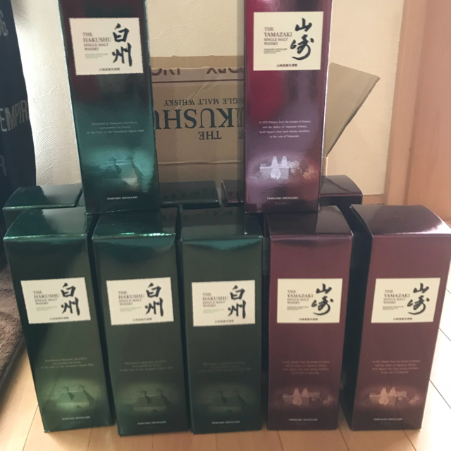 最安値 サントリー - 山崎NV700ml 5本&白州NV700ml 7本