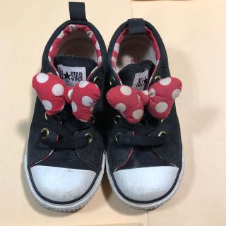 コンバース(CONVERSE)のミニーちゃんの子供靴(スニーカー)