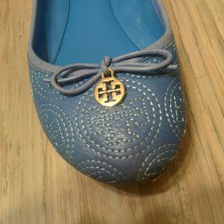 トリーバーチ(Tory Burch)の箱あり♪トリーバーチのブルーシューズ(ハイヒール/パンプス)