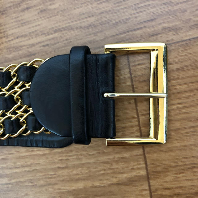 極美品 vintage CHANEL chain belt premiere 1