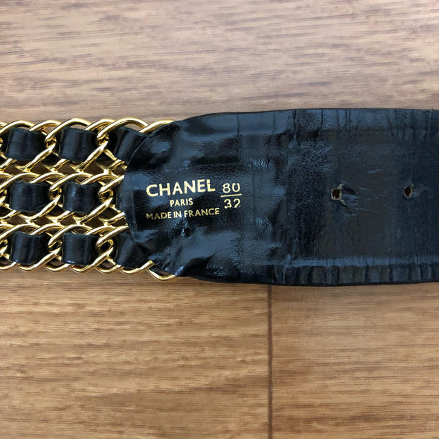 極美品 vintage CHANEL chain belt premiere 2