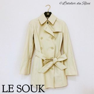 ルスーク(Le souk)の《美品》Le souk 定番デザイン 春 トレンチコート 36(トレンチコート)