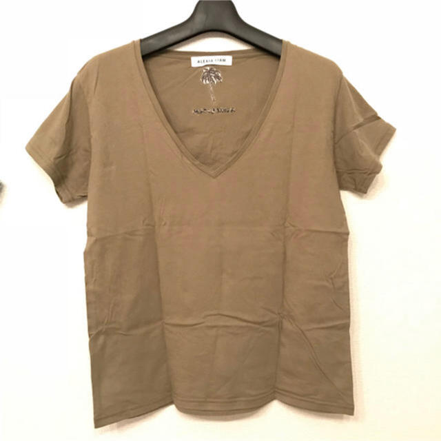 ALEXIA STAM(アリシアスタン)のALEXIASTAM 新品パームツリーＴシャツ レディースのトップス(Tシャツ(半袖/袖なし))の商品写真