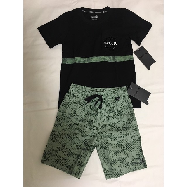 Hurley(ハーレー)の120cm　Hurley Ｔシャツ ＆ ハーフパンツ キッズ/ベビー/マタニティのキッズ服男の子用(90cm~)(Tシャツ/カットソー)の商品写真