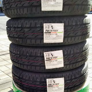 ブリヂストン(BRIDGESTONE)の155/65R14 ブリヂストン新品タイヤ4本 全国送料無料(タイヤ)