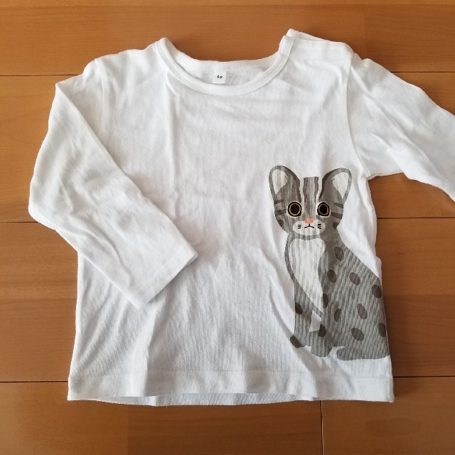 MUJI (無印良品)(ムジルシリョウヒン)の無印　トップス　90 キッズ/ベビー/マタニティのキッズ服女の子用(90cm~)(Tシャツ/カットソー)の商品写真