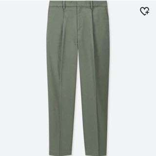 ユニクロ(UNIQLO)のちぷ様専用 UNIQLO コットンテーパードアンクルパンツ カーキ 67㎝(チノパン)