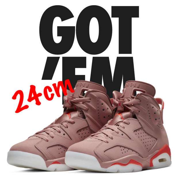 NIKE(ナイキ)のNIKE air jordan6 MILLENNIAL PINK レディースの靴/シューズ(スニーカー)の商品写真