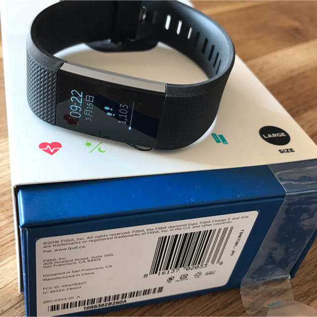 fitbit charge2 Lサイズ