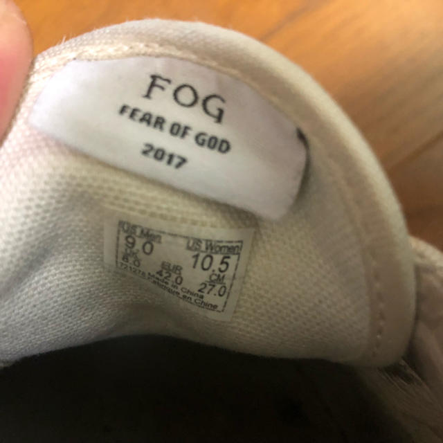 FEAR OF GOD(フィアオブゴッド)のFear of god Vans Era 95 DX 27cm メンズの靴/シューズ(スニーカー)の商品写真