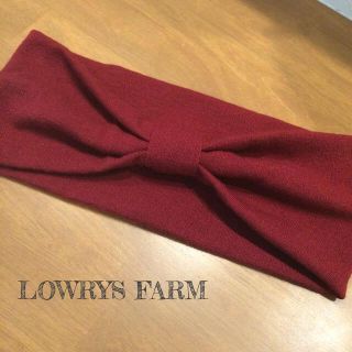 ローリーズファーム(LOWRYS FARM)の新品未使用＊リボンヘアバンド(ヘアバンド)