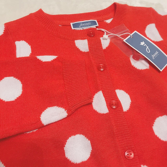 Jacadi(ジャカディ)のジャカディ カーディガン 3a 新品 キッズ/ベビー/マタニティのキッズ服女の子用(90cm~)(カーディガン)の商品写真