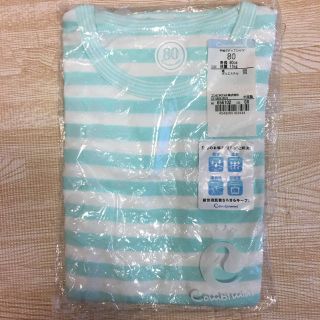 コンビミニ(Combi mini)のぽな様 専用 コンビミニ 半袖 ボディTシャツ 80(肌着/下着)