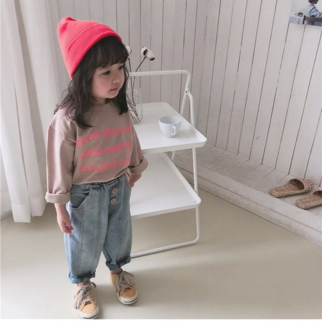 デニム ジーパン  パンツ 120cm キッズ/ベビー/マタニティのキッズ服男の子用(90cm~)(パンツ/スパッツ)の商品写真