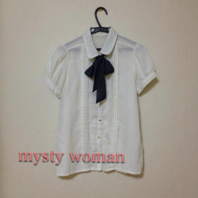 mysty woman(ミスティウーマン)のお値下げして再出品♡かわいいブラウス レディースのトップス(シャツ/ブラウス(半袖/袖なし))の商品写真