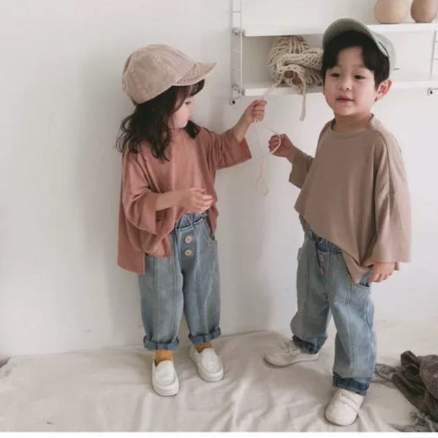 デニム パンツ ジーパン  100cm キッズ/ベビー/マタニティのキッズ服男の子用(90cm~)(パンツ/スパッツ)の商品写真