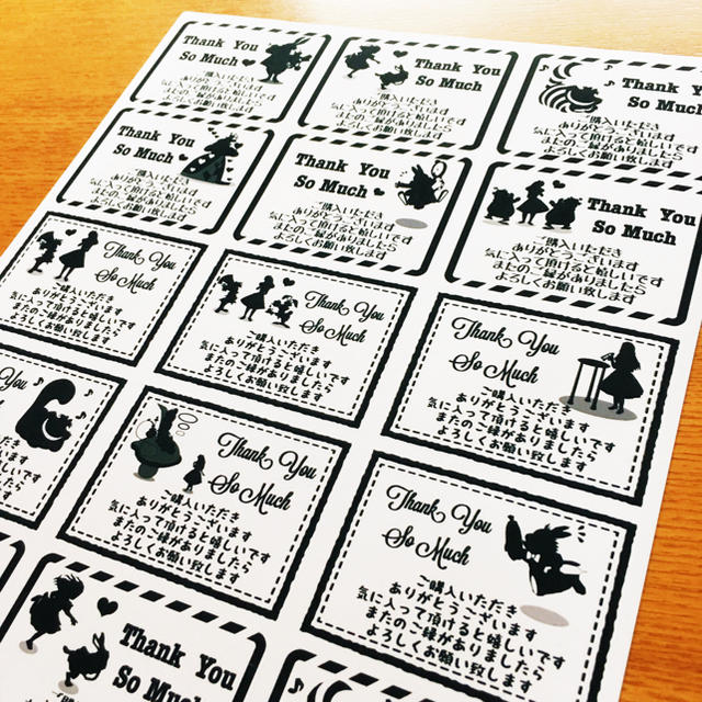 サンキューカード ハンドメイドの文具/ステーショナリー(カード/レター/ラッピング)の商品写真