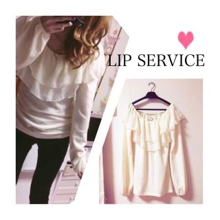 リップサービス(LIP SERVICE)のLIP SERVICE❤️フリル(Tシャツ(長袖/七分))