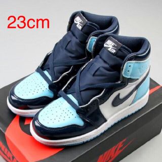 ナイキ(NIKE)のAIR JORDAN 1 blue unc obsidian chill(スニーカー)