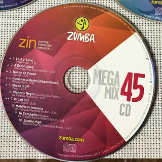ズンバ(Zumba)のZUMBA CD / MEGA MIX Vol. 45(スポーツ/フィットネス)