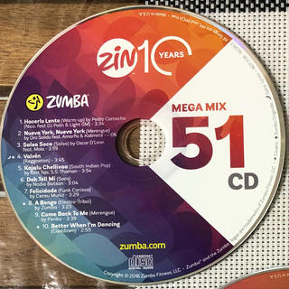 ズンバ(Zumba)のZUMBA CD / MEGA MIX Vol.51(スポーツ/フィットネス)