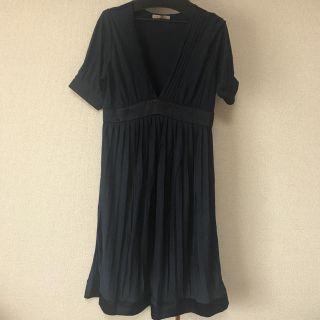 プロポーションボディドレッシング(PROPORTION BODY DRESSING)のプロポーションボディドレッシング ネイビー ドレスワンピ(ひざ丈ワンピース)