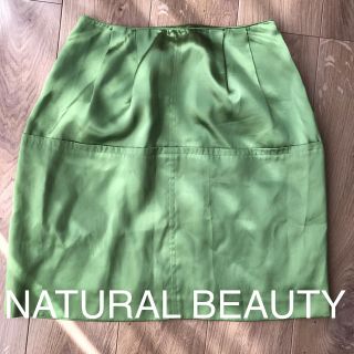 ナチュラルビューティー(NATURAL BEAUTY)のナチュラルビューティー♡サイズ40♡サテンスカート(ひざ丈スカート)