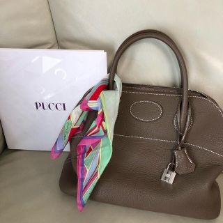 エミリオプッチ(EMILIO PUCCI)のエミリオプッチ コットンミニスカーフ 未使用☆(バンダナ/スカーフ)