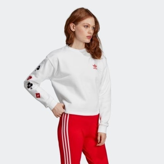 adidas(アディダス)のadidas･originals･レディース･ショート丈トレーナー☆ レディースのトップス(トレーナー/スウェット)の商品写真