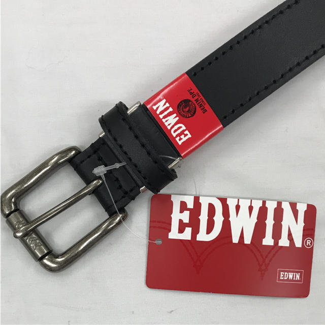 EDWIN(エドウィン)の新品  EDWIN エドウィン 革  メンズ ベルト カジュアル 黒 5 メンズのファッション小物(ベルト)の商品写真