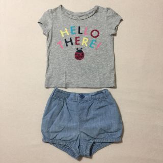 ベビーギャップ(babyGAP)のbaby GAP Tシャツ ショートパンツ セット 95(Tシャツ/カットソー)