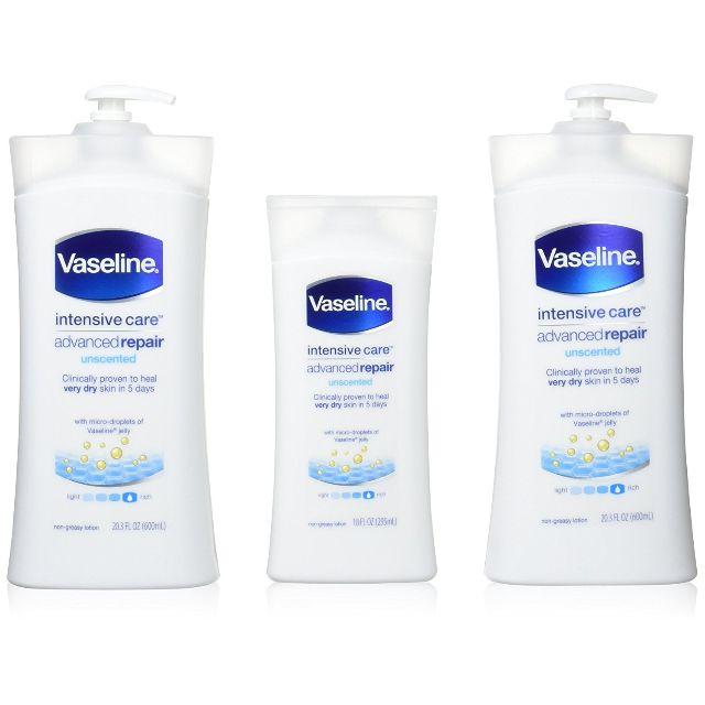 Vaseline(ヴァセリン)のヴァセリン アドバンスドリペア ローション 3本セット スキンケア コストコ コスメ/美容のスキンケア/基礎化粧品(乳液/ミルク)の商品写真