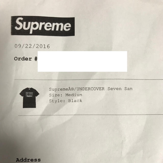 Supreme(シュプリーム)のSupreme Undercover Seven Samurai Tee メンズのトップス(Tシャツ/カットソー(半袖/袖なし))の商品写真