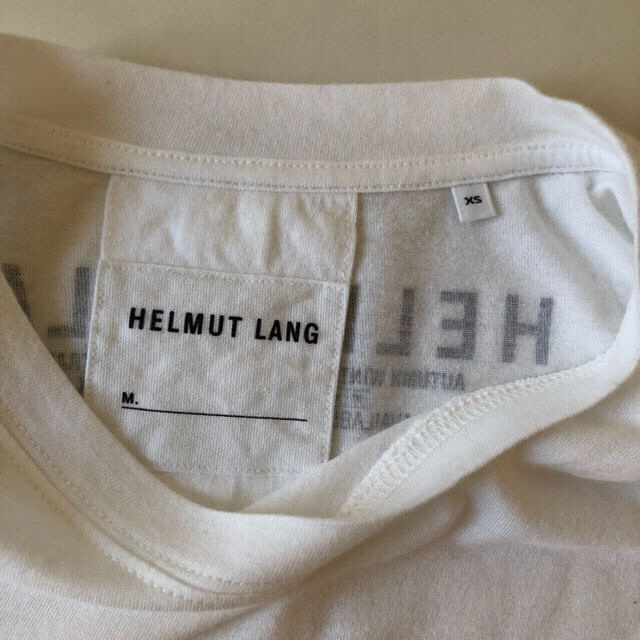 HELMUT LANG(ヘルムートラング)のヘルムート・ラング ロゴ Tシャツ 希少 レディース兼用 メンズのトップス(Tシャツ/カットソー(半袖/袖なし))の商品写真