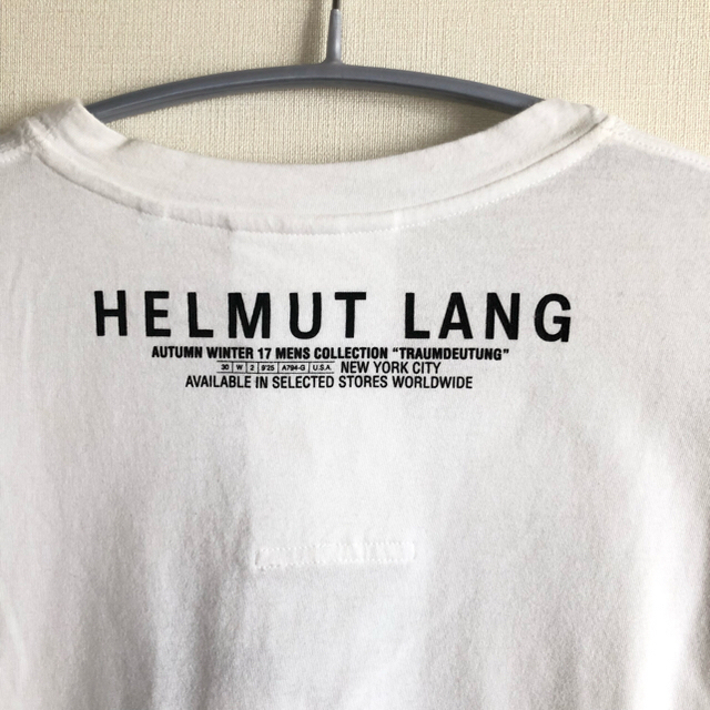 HELMUT LANG(ヘルムートラング)のヘルムート・ラング ロゴ Tシャツ 希少 レディース兼用 メンズのトップス(Tシャツ/カットソー(半袖/袖なし))の商品写真