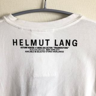 ヘルムートラング(HELMUT LANG)のヘルムート・ラング ロゴ Tシャツ 希少 レディース兼用(Tシャツ/カットソー(半袖/袖なし))