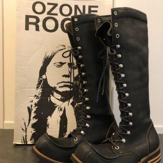 オゾンロックス(OZONE ROCKS)のOZON ROCKS 編み上げロングブーツ(ブーツ)