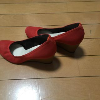 美品！！キレイなオレンジ色のパンプス(ハイヒール/パンプス)