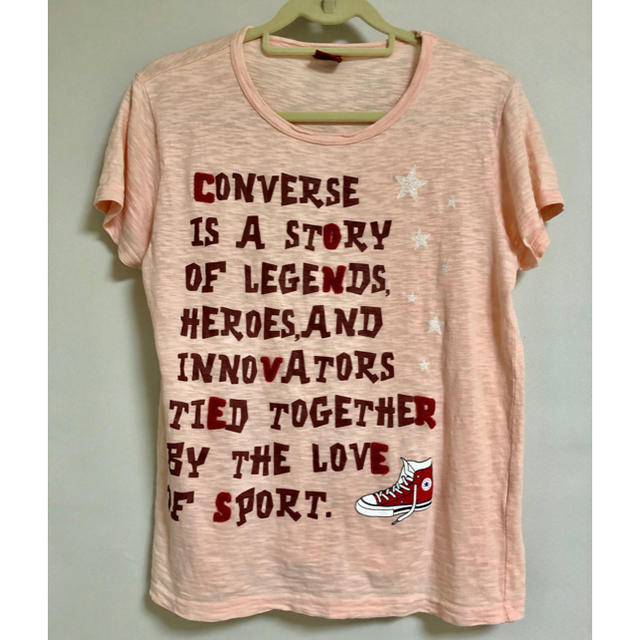 Champion(チャンピオン)のALL STAR CONVERSE コンバース レディース半袖Tシャツ L レディースのトップス(Tシャツ(半袖/袖なし))の商品写真