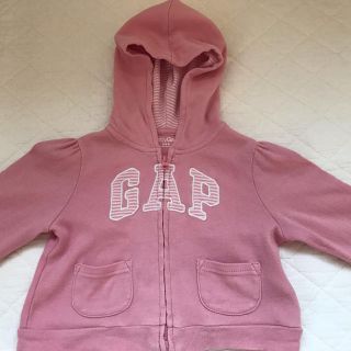 ベビーギャップ(babyGAP)のbaby Gap 60 ピンク 長袖 パーカー(ジャケット/コート)