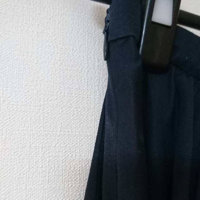 PLST(プラステ)の美品 プラステ 膝丈ギャザースカート ネイビー M レディースのスカート(ひざ丈スカート)の商品写真