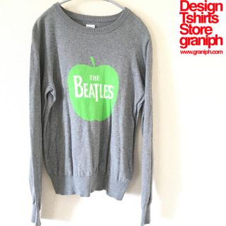 グラニフ(Design Tshirts Store graniph)の【graniph】ニット(S)BEATLES グリーンアップル ザ ビートルズ(ニット/セーター)