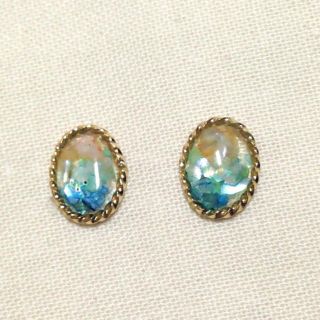 オーバルピアス 海(ピアス)